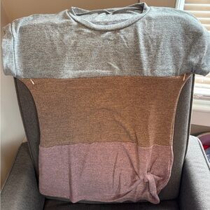 Colorblock Nursing Tee